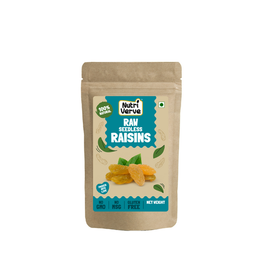 Nutri Verve Raw Seedless Raisins